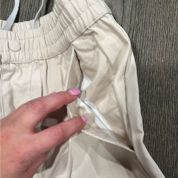 NWOT Converse Mens Cream White Cargo Jogger Pants Size M - Picture 5 of 10